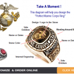 gold marine corps rings